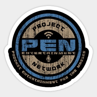 Project Entertainment Network Logo Sticker